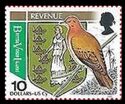 Coat of Arms and Common Ground-Dove (Columbina passerina)