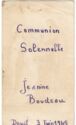 "Sacraments - First Communion", Deuil-La Barre