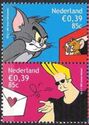 Cartoon Characters - Se-tenant Pair from Booklet