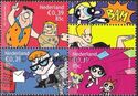 Cartoon Characters - Block of 4 from Booklet