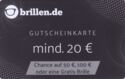 Gutscheinkarte mind. 20 €