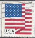USA Flag 2018 - Booklet Pane Single version 1