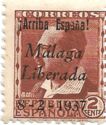 Blasco Ibanez with Malaga overprint (Typographed)