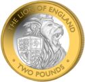 2 Pounds (The Queen's Beasts: Lion of England)