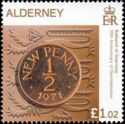 Guernsey ½ New Penny Coin of 1971