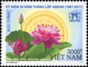 50th Anniversary of ASEAN - National Flowers