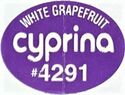 Cyprina White Grapefruit 4291