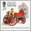 Horse-drawn steamer, Douglas, 1909