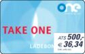 Take One Ladebon 500.-ATS/36,34ATS