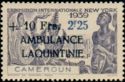 French Colony Residents and the NY Skyline overprinted