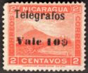 Mount Momotombo (Overprinted Telegrafos)