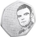 50 Pence (Secret War Heroes - Alan Turing)