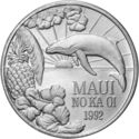 1 Maui Trade Dollar (Whale)