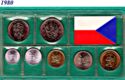 Various Korun (Mint set 1980)