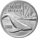 1 Maui Trade Dollar (Whale)