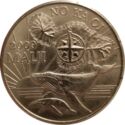 2 Maui Trade Dollar (Island map)