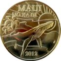 2 Maui Trade Dollars (Humpback whale)