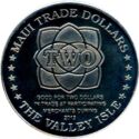 2 Maui Trade Dollars (Marlin)