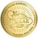 1 Maui Trade Dollars (Black Rock in Kaanapali - Gilded)