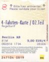4-Fahrten-Karte, Teil 2