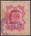 King Edward VII - Overprint "POSTAL SERVICE"