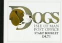 Isle of man Post office Stamp Booklet "Dogs"