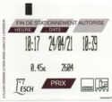 Commune de Esch-Alzette €0,45 (Brown)