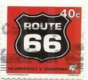 Route 66. Newmarket and Takapuna. Road Sign/logo