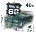 Route 66. Mustang Car