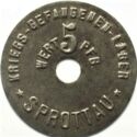5 Pfennig (Kriegs-Gefangenen-Lager)