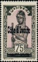 Haussa Girl- 'Ivory Coast' overprinted