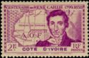 René Caillié, on Africa Map