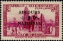 Mosque of Bobo-Dioulasso- overprinted