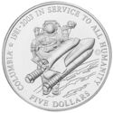 5 Dollars (12th Anniversary of Columbia Space Shutle)