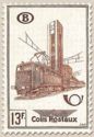Railway Stamp Electric Train Type 121 North Station Brussels