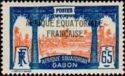 View Libreville overprint