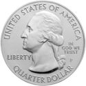 25 Cents / Quarter (Tuskegee Airmen National Historic Site. 5 Oz Silver)