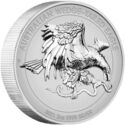 2 Dollars (Australian Wedge-tailed Eagle 2oz Ag Reverse Proof Ultra High Relief Piedfort)