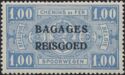 Railway - overprinted Bagages Reisgoed
