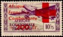 Red Cross overprinted and surcharged