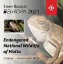 EUROPA 2021 - Endangered National Wildlife - Stamp Booklet