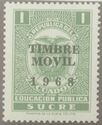 Public Education stamp, overprinted