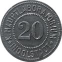 20 Pfennig (K. Hauptlaboratorium)