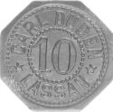 10 Pfennig (Carl Duden)