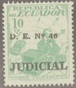 Telegraph stamp, overprinted