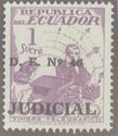 Telegraph stamp, overprinted