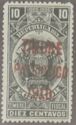 Revenue stamp, overprinted