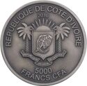 5,000 CFA Francs (Big Five Africa - Lion)