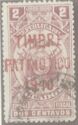 Revenue stamp, overprinted