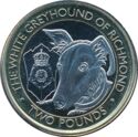2 Pounds (The Queen's Beasts: The White Greyhound of Richmond)